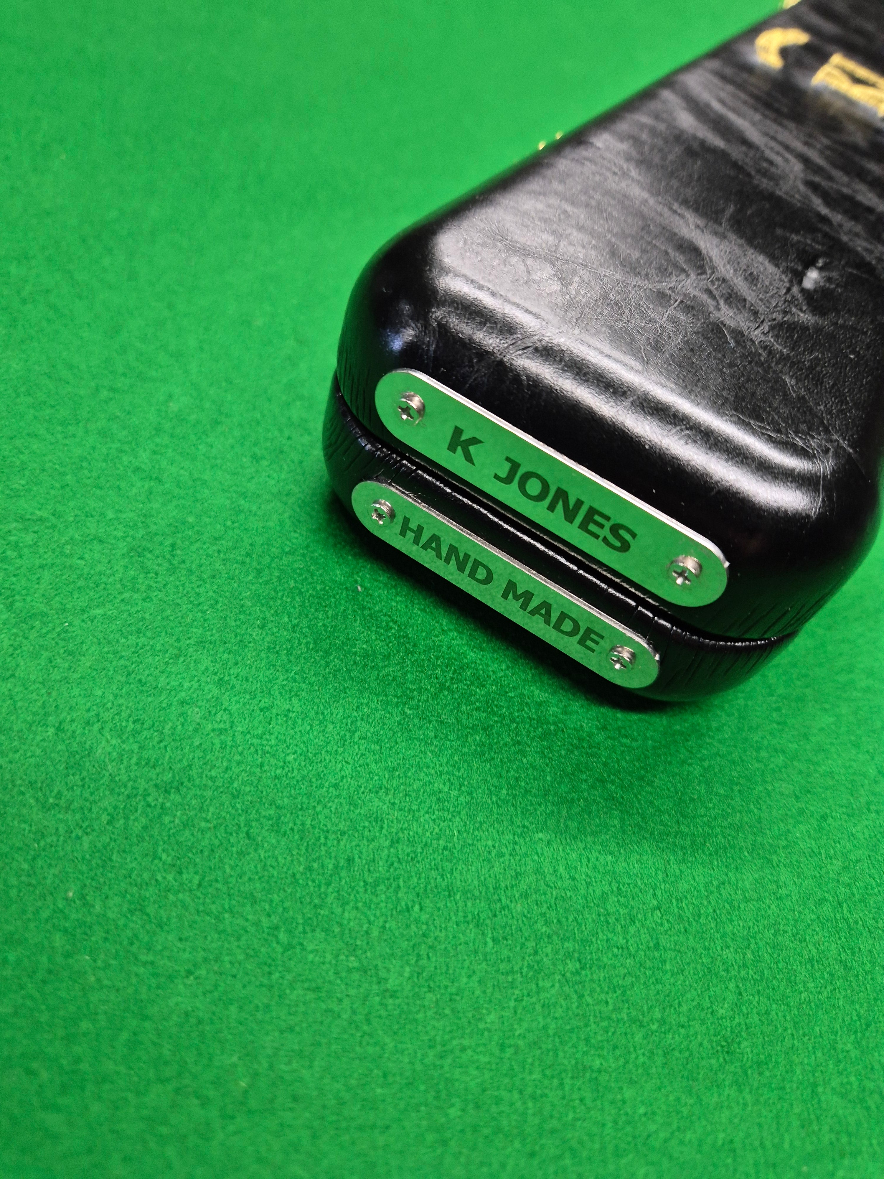 3/4 2 Slot Synthetic Leather Black [KJC-35]