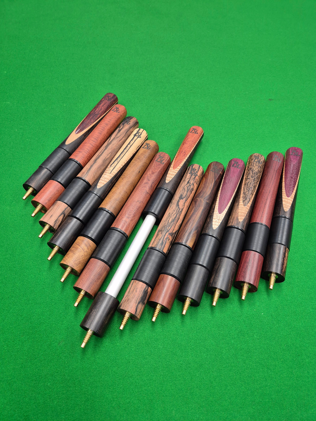 KJ Spiral Thread 10" Exotic Wood Extendable Mini Butt [TME01]